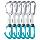 Pure Wire set Sixpack karabiner Set 10cm slate-icemint
