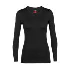 Wo Merino 260 Tech Thermo-Langarmshirt mit Rundhals, schwarz
